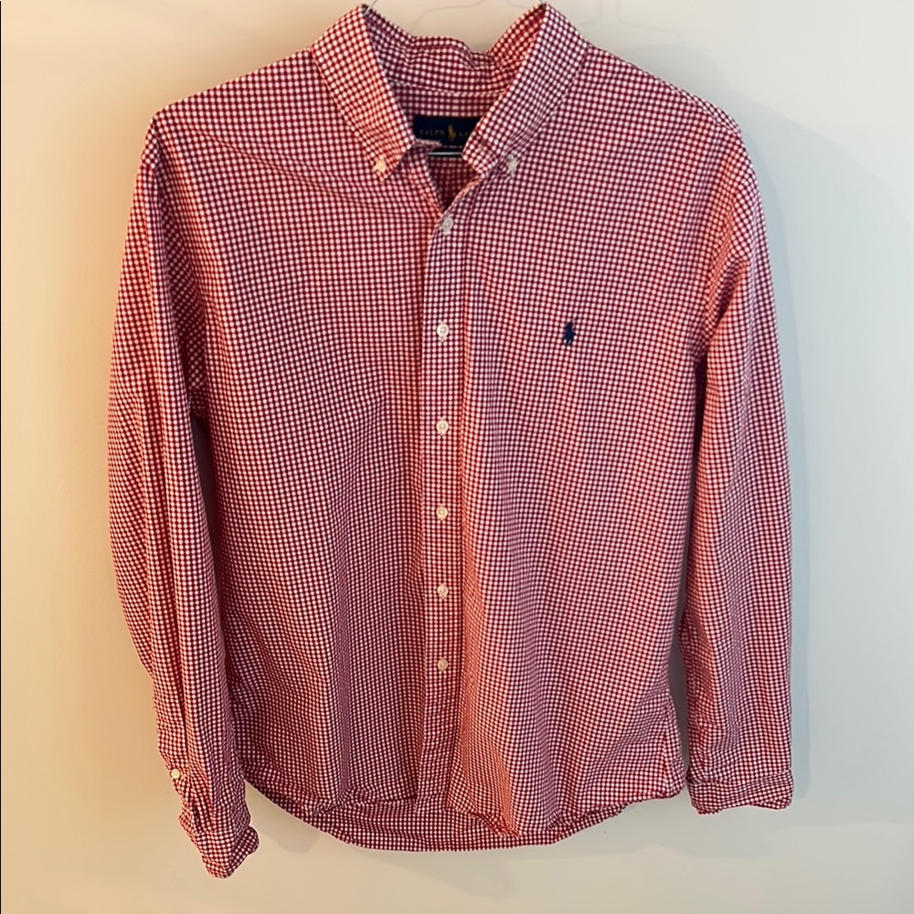 Ralph Lauren Red Gingham Men's Shirt